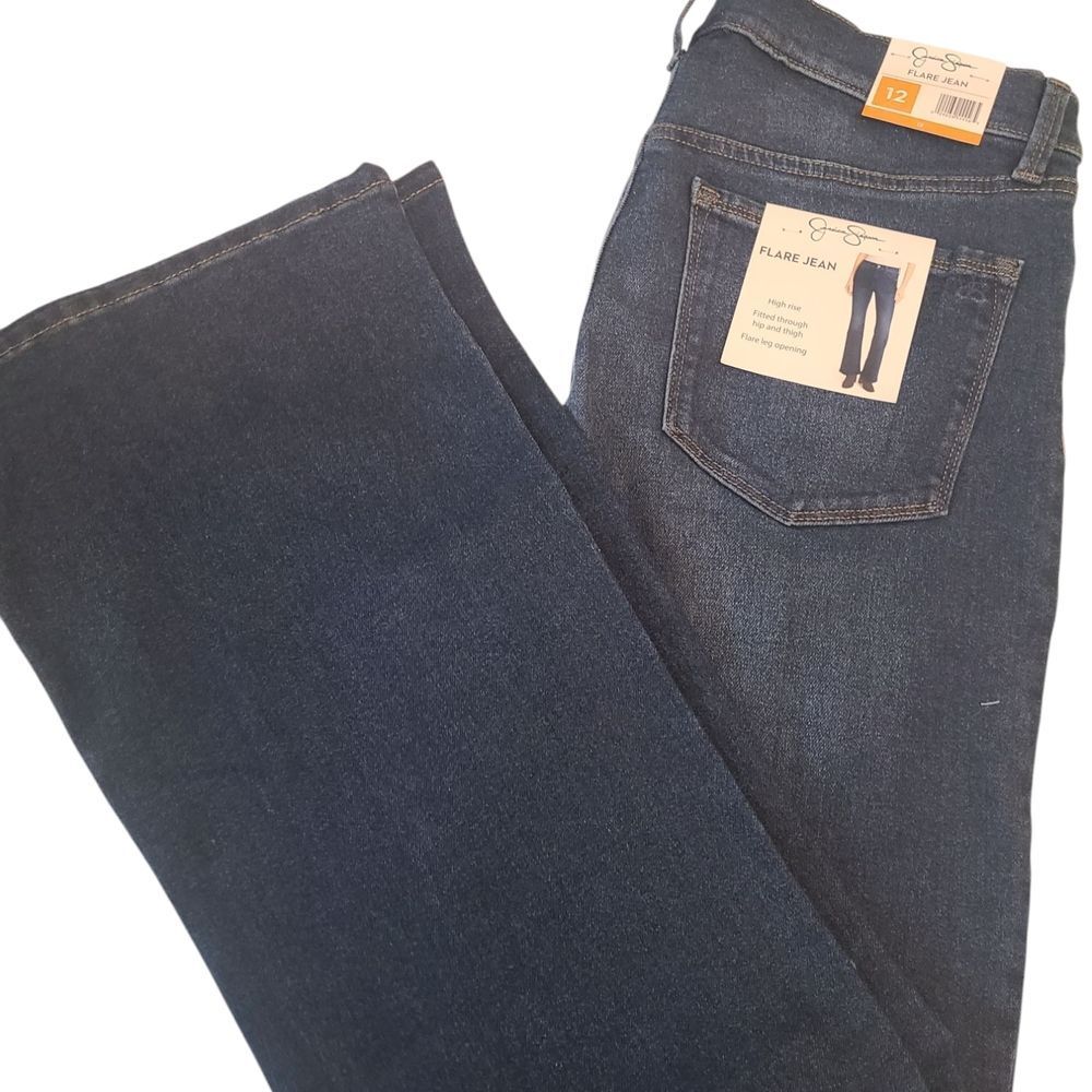 Jessica Simpson Jeans High Rise Flared‎ Sz 12 New With Tags
